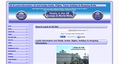 Desktop Screenshot of leeds-uk.com