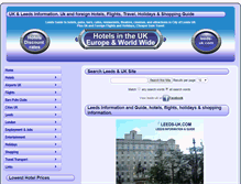 Tablet Screenshot of leeds-uk.com